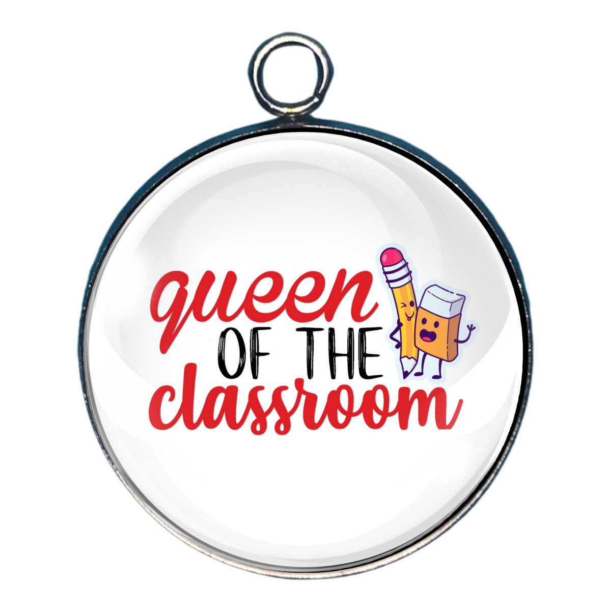 Teacher / Back to School 3 - Glass Cabochon Charms