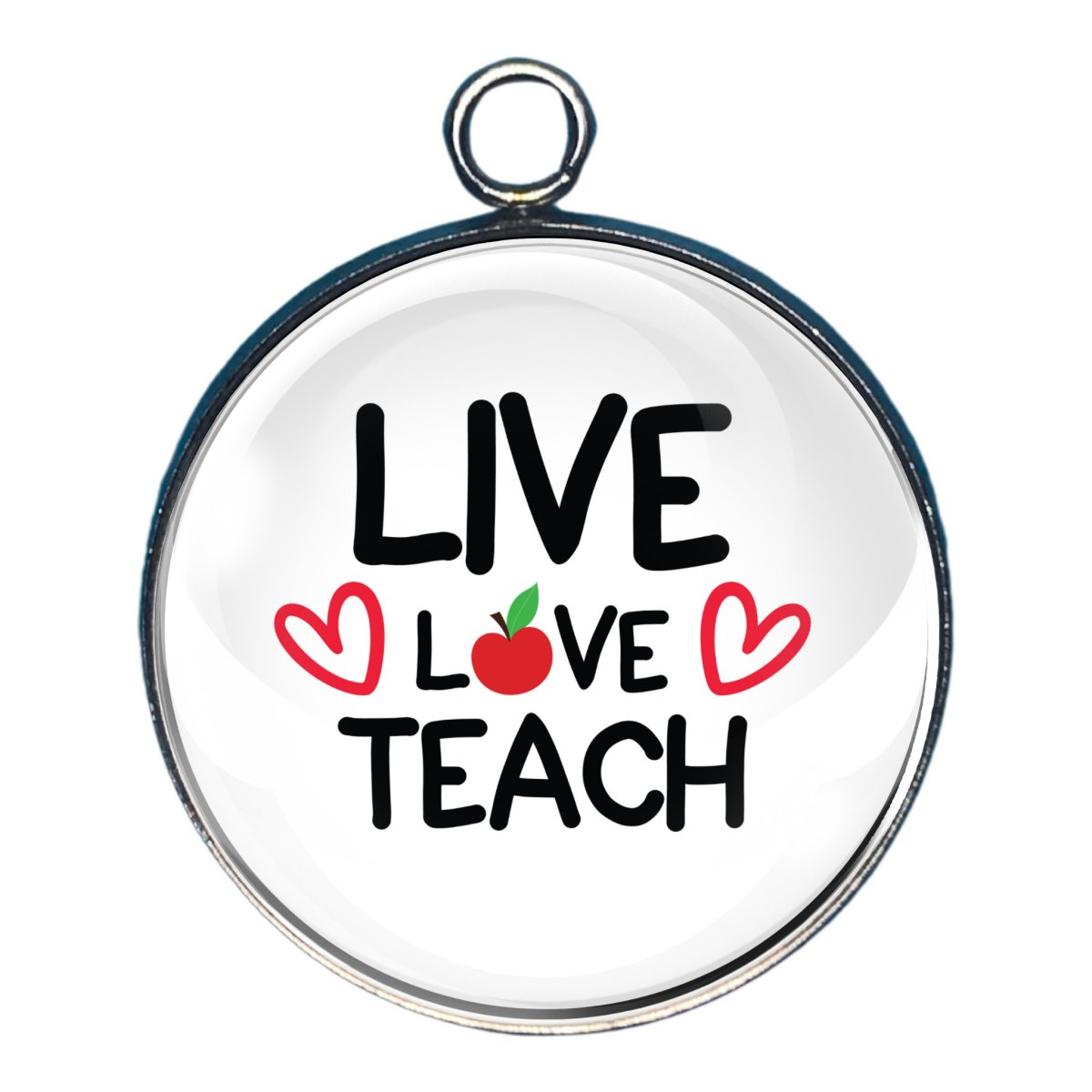 Teacher / Back to School 3 - Glass Cabochon Charms