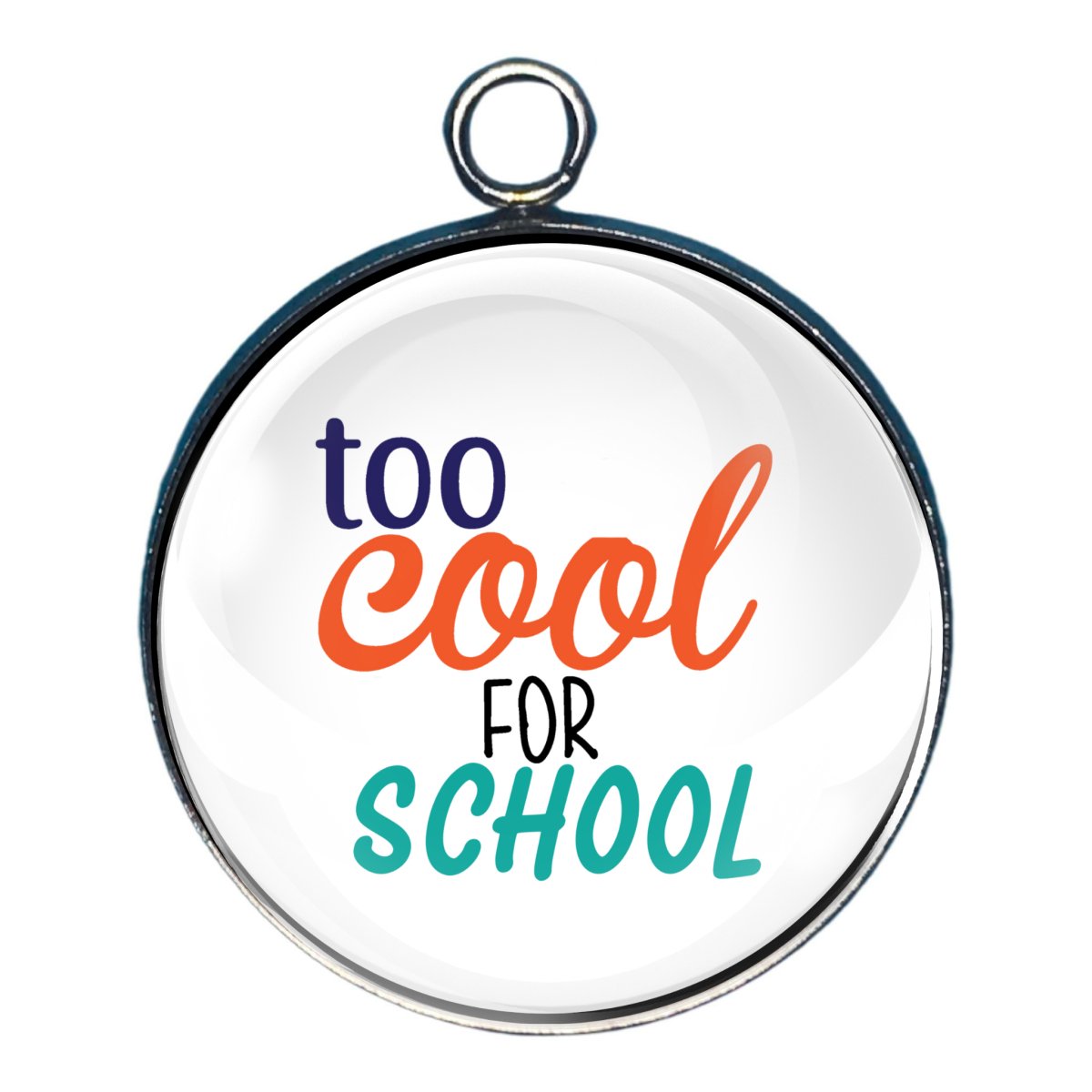 Teacher / Back to School 3 - Glass Cabochon Charms