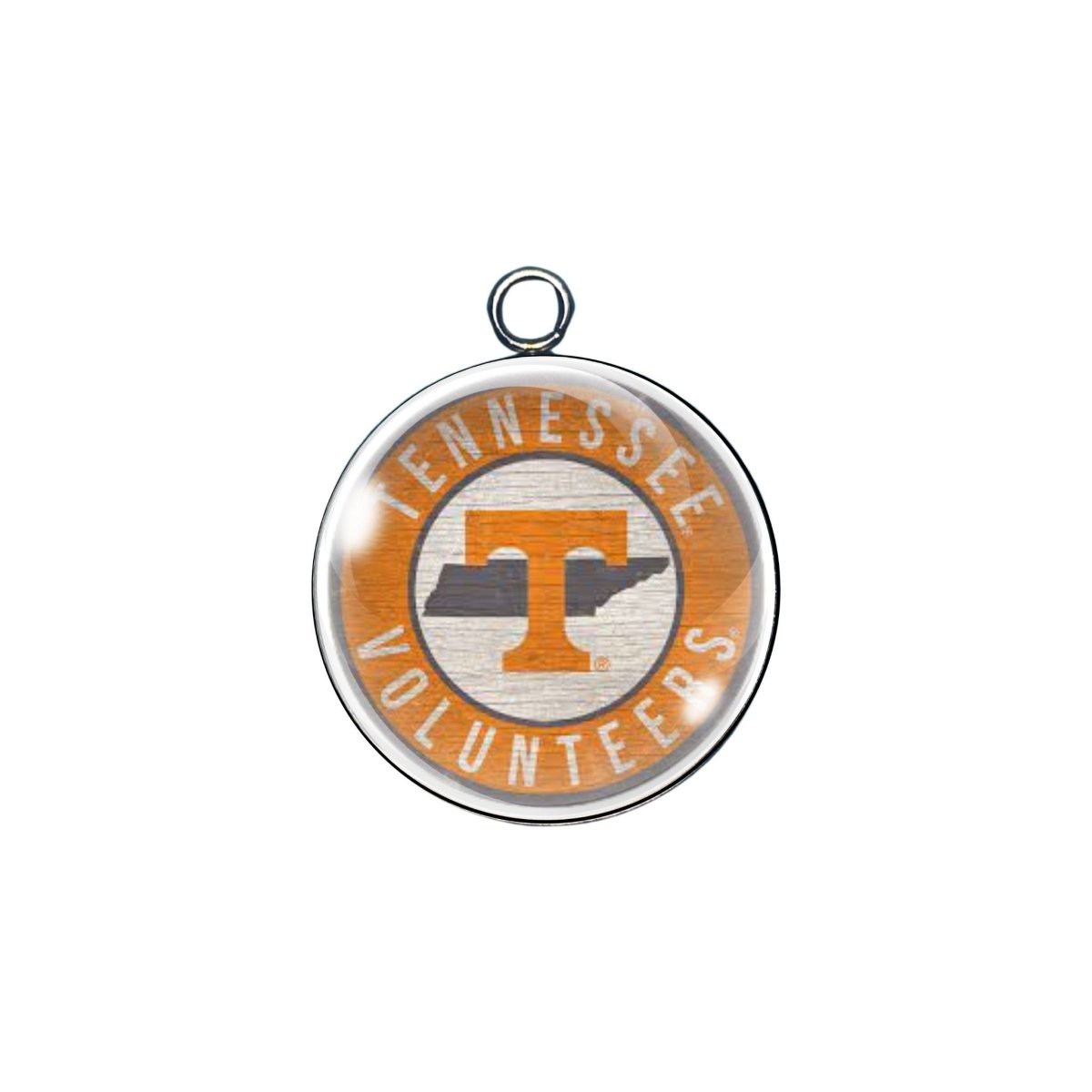 Tennessee Volunteers glass cabochon charm