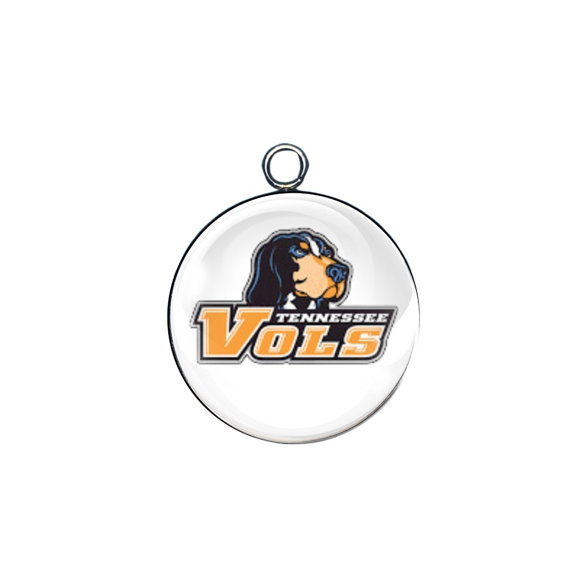 Tennessee Volunteers glass cabochon charm