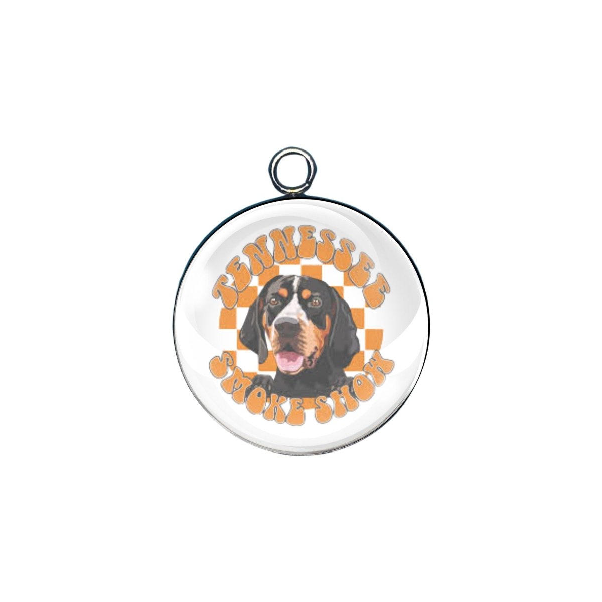 Tennessee Volunteers glass cabochon charm