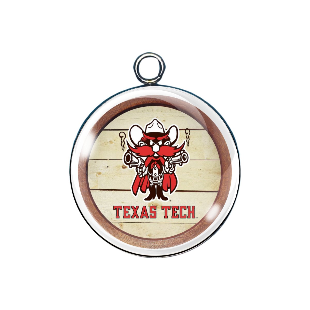 Texas Tech Glass Cabochon Charms