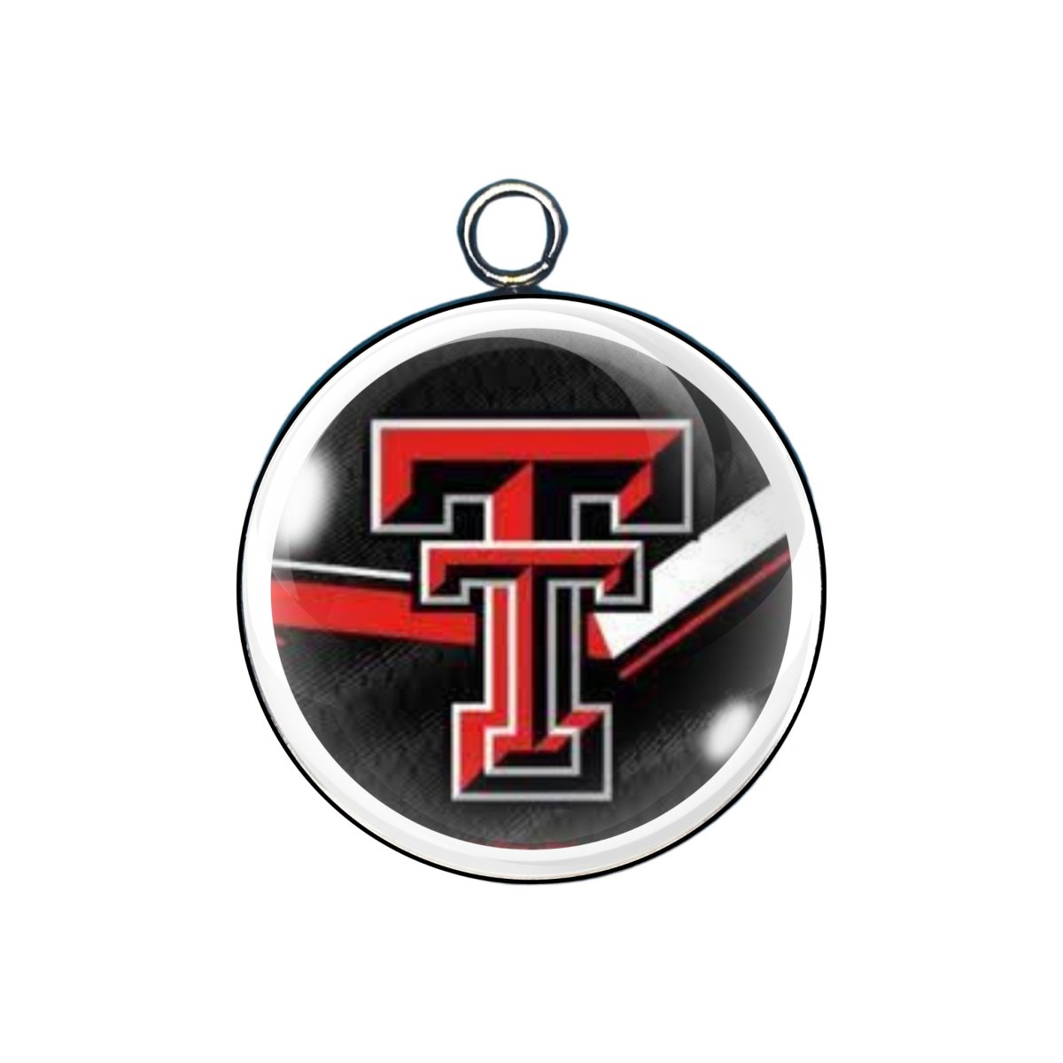 Texas Tech Glass Cabochon Charms