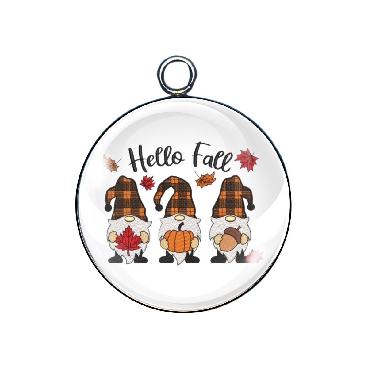 Thanksgiving Glass Cabochon Charms