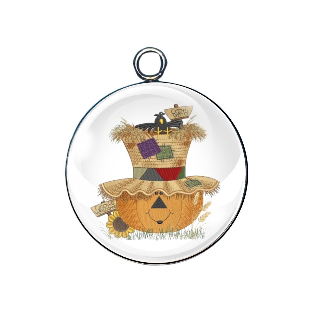 Thanksgiving Glass Cabochon Charms