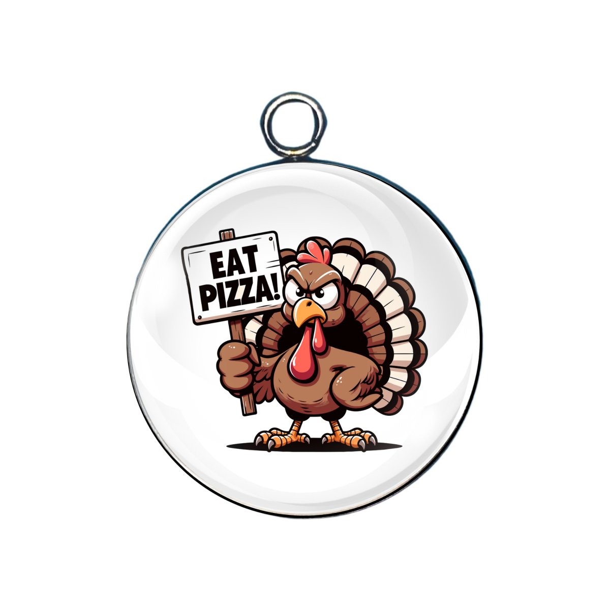 thanksgiving glass cabochon charm