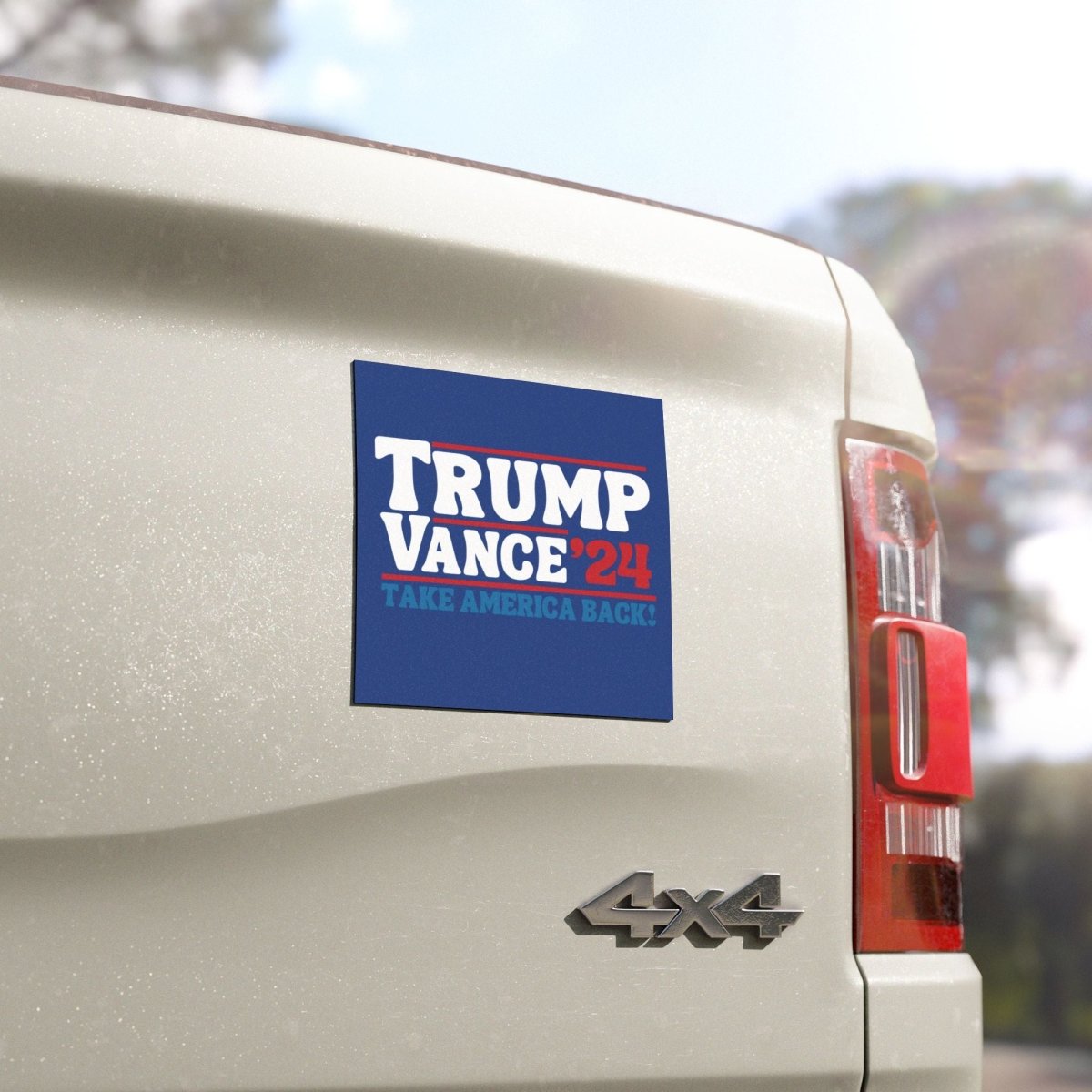 Trump Vance 2024: Take America Back; Car Magnet