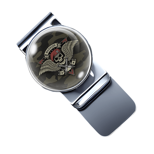 U.S. Army Patriotic Stainless Steel  Money Clip