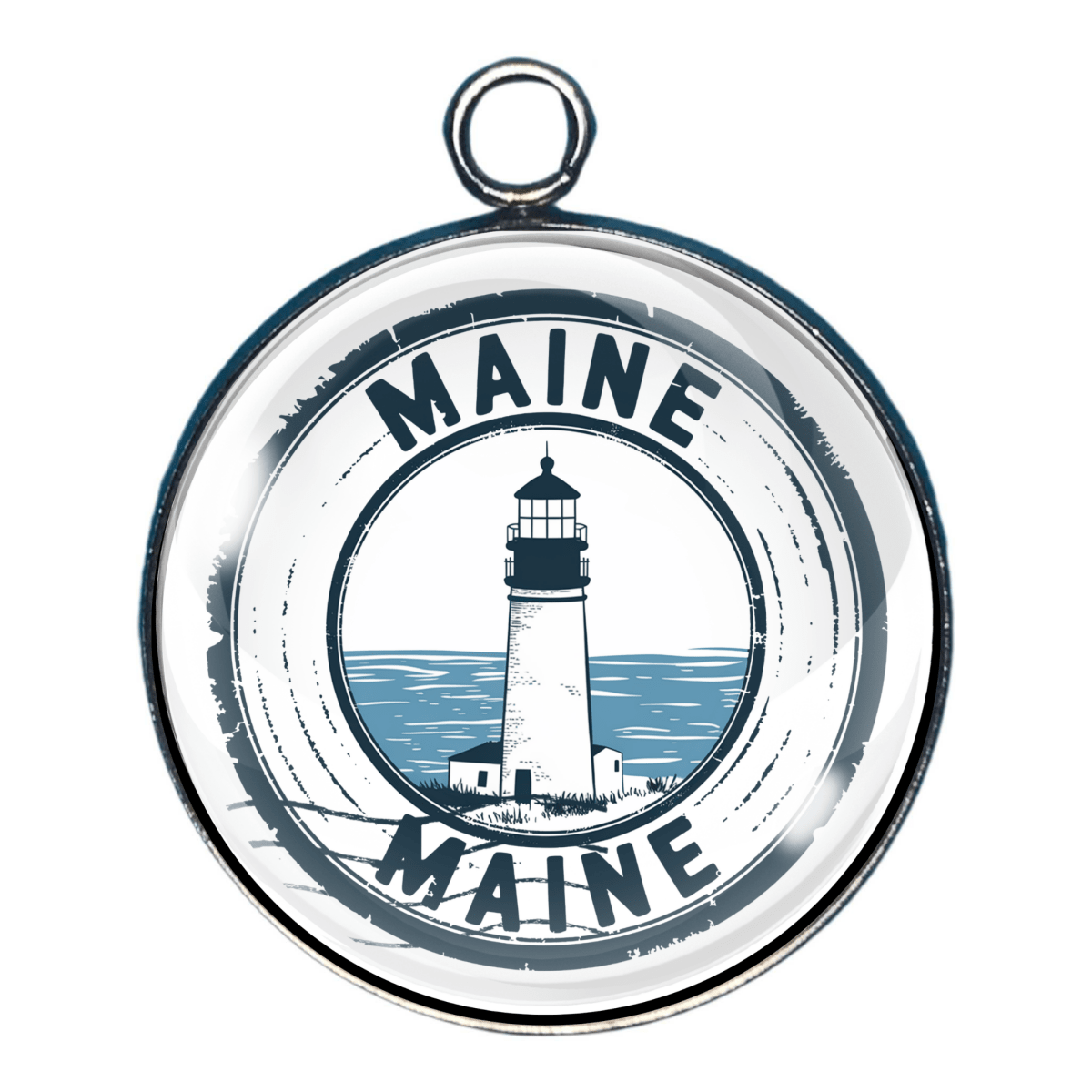 USA State Travel Charms, 50 Vintage State Stamp Collection Charms