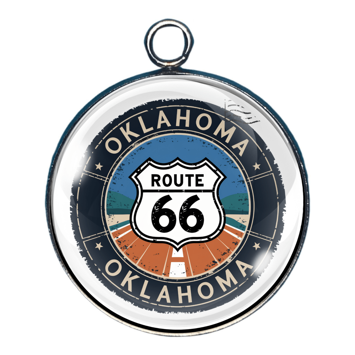 USA State Travel Charms, 50 Vintage State Stamp Collection Charms