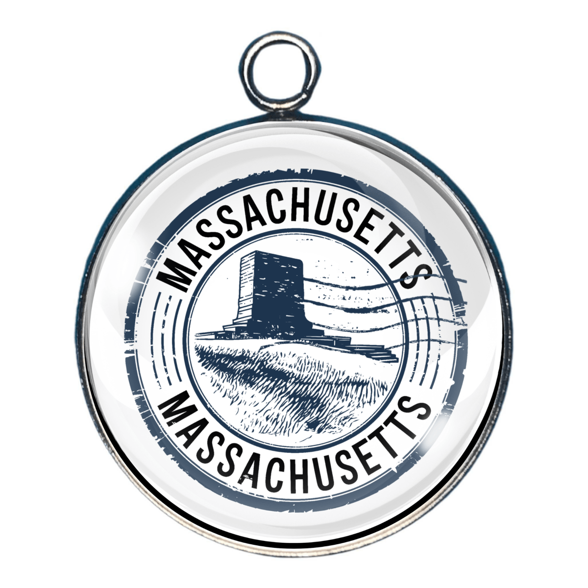 USA State Travel Charms, 50 Vintage State Stamp Collection Charms