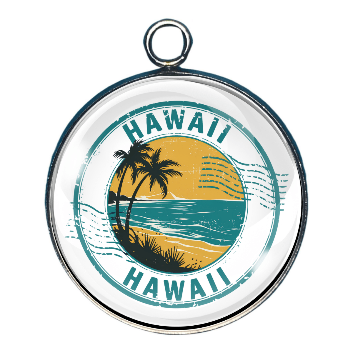 USA State Travel Charms, 50 Vintage State Stamp Collection Charms