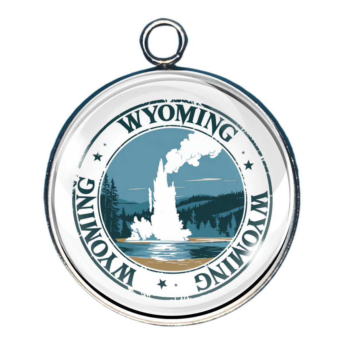 USA State Travel Charms, 50 Vintage State Stamp Collection Charms