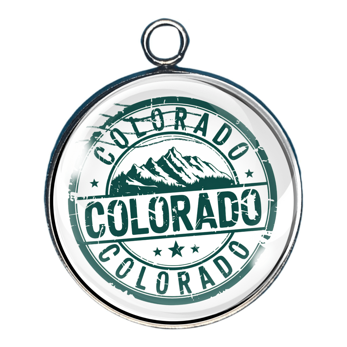 USA State Travel Charms, 50 Vintage State Stamp Collection Charms