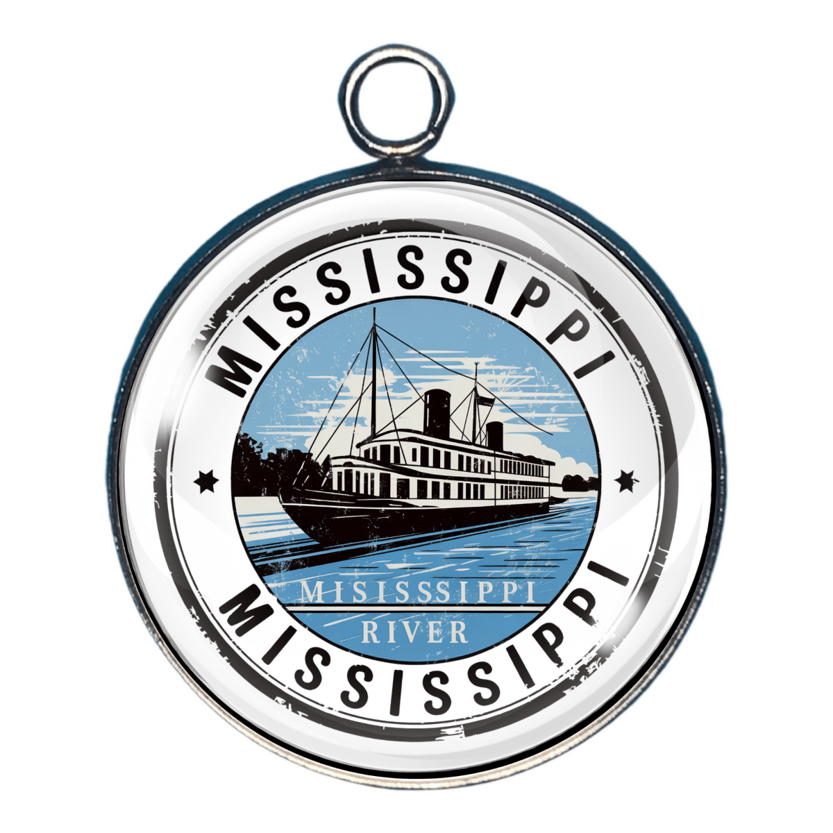 USA State Travel Charms, 50 Vintage State Stamp Collection Charms