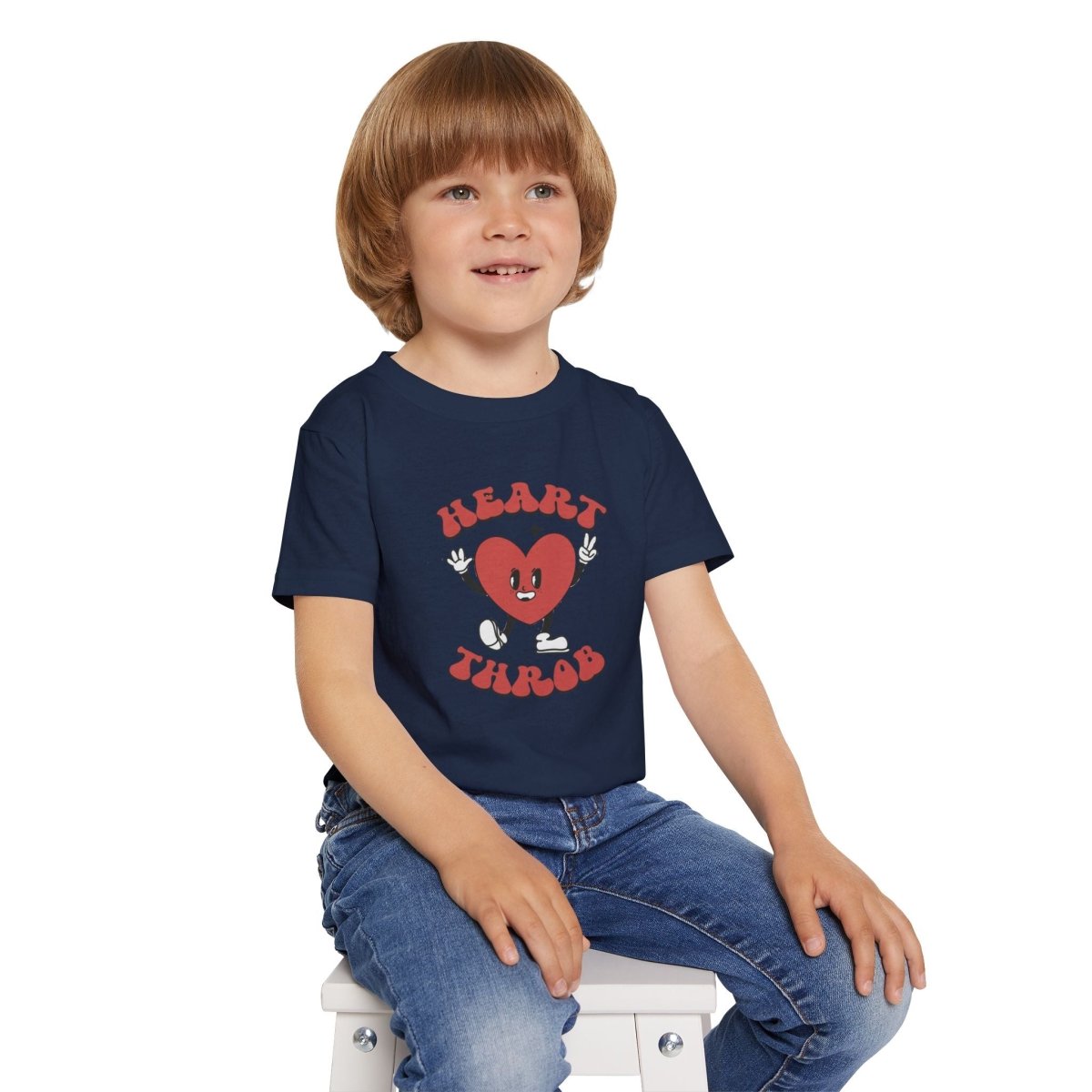 Valentine Heart Throb Toddler T-shirt, Adorable Kids Valentine Shirt