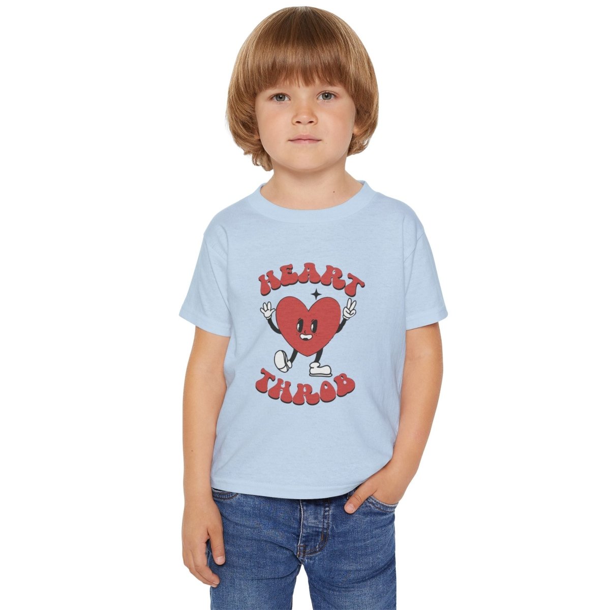 Valentine Heart Throb Toddler T-shirt, Adorable Kids Valentine Shirt