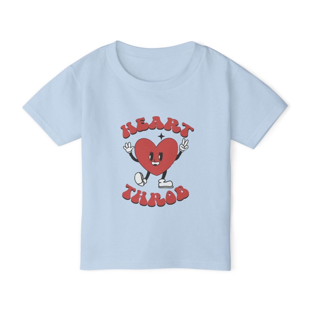 Valentine Heart Throb Toddler T-shirt, Adorable Kids Valentine Shirt