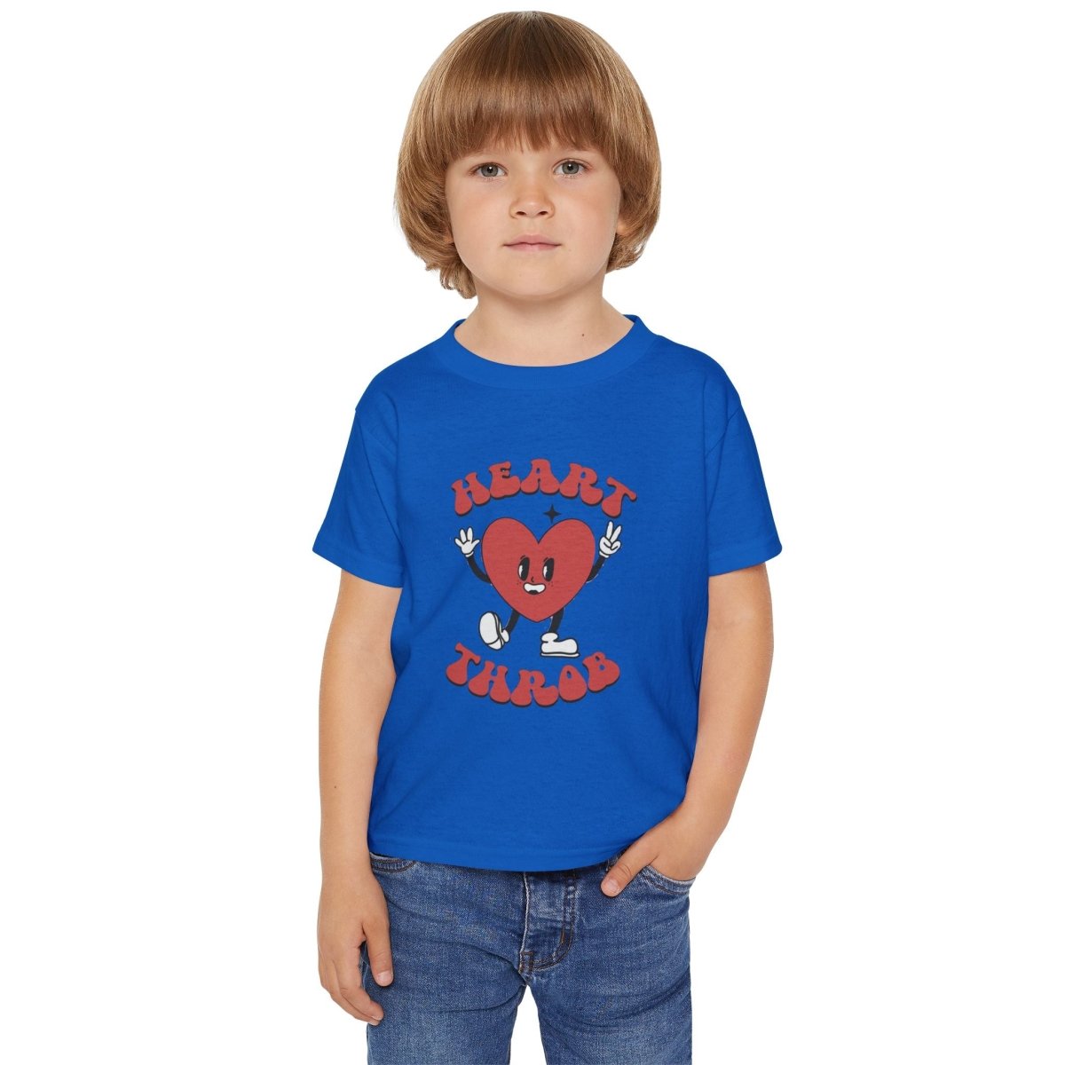 Valentine Heart Throb Toddler T-shirt, Adorable Kids Valentine Shirt