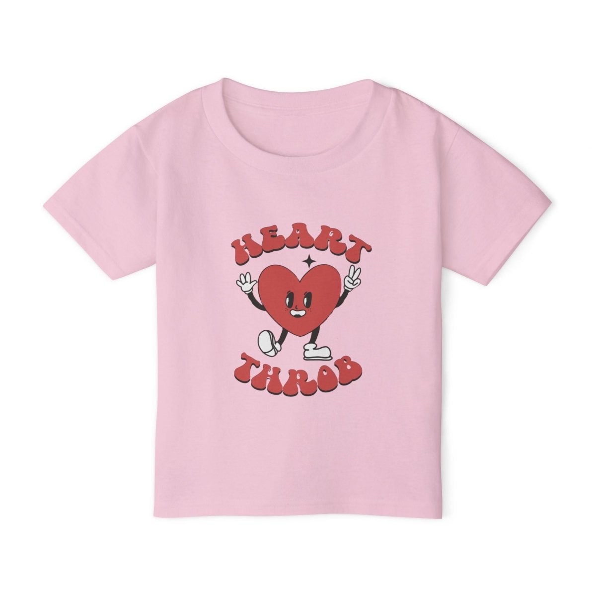 Valentine Heart Throb Toddler T-shirt, Adorable Kids Valentine Shirt