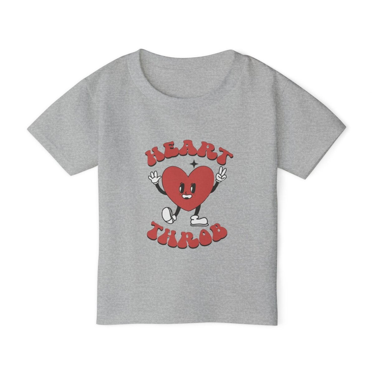 Valentine Heart Throb Toddler T-shirt, Adorable Kids Valentine Shirt