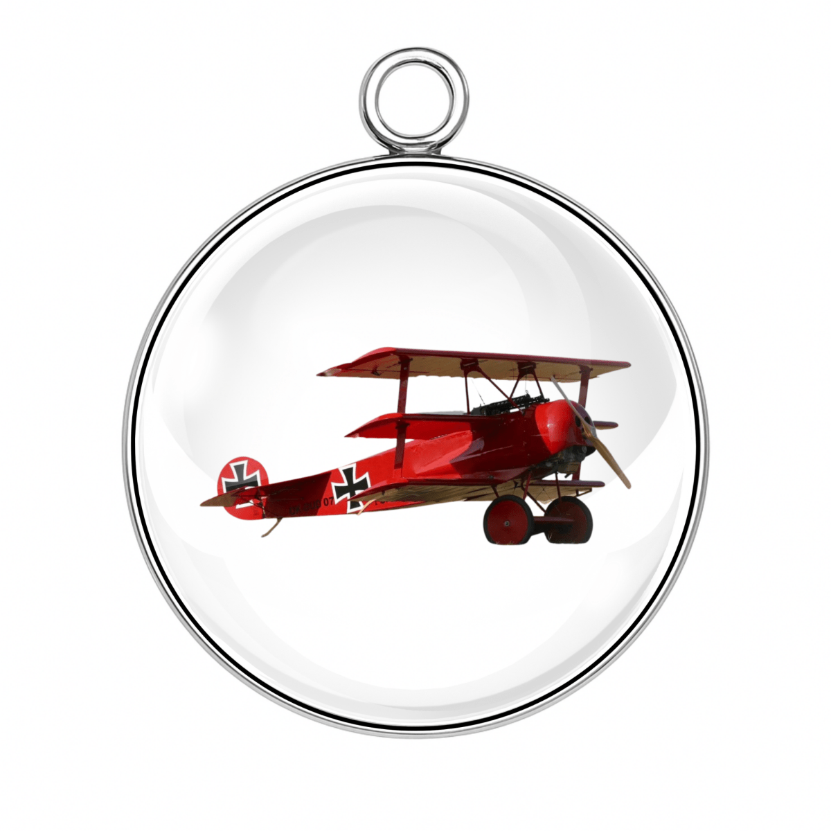Style #5 – Red triplane, Baron-style fighter, WWI German markings