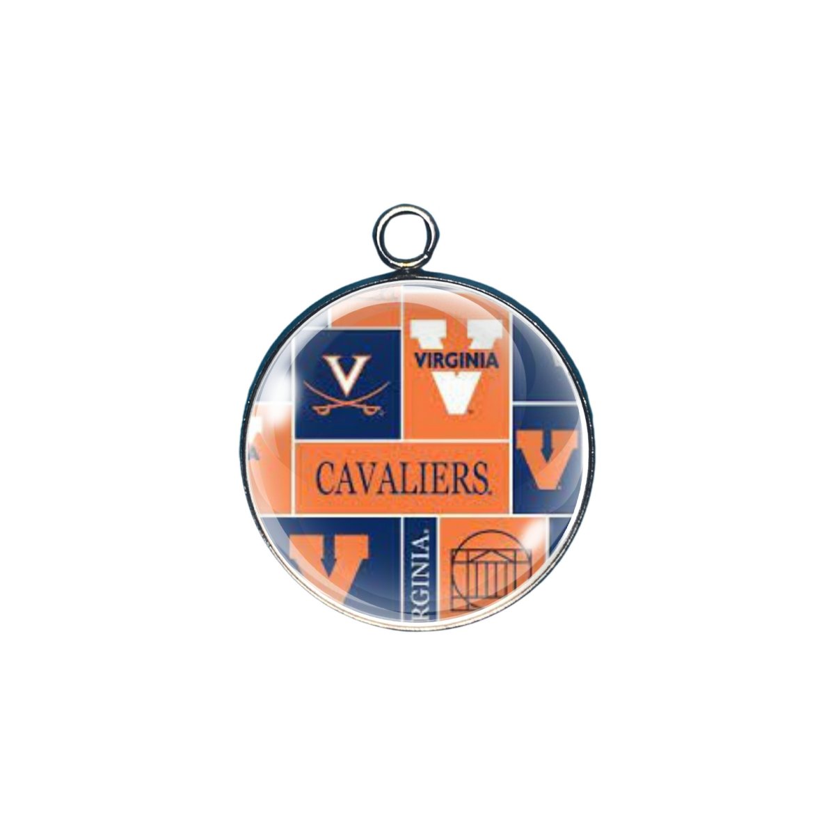  Virginia Cavaliers glass cabochon charm