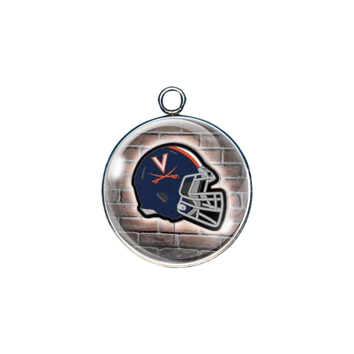  Virginia Cavaliers glass cabochon charm