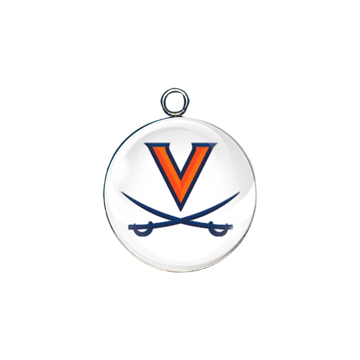  Virginia Cavaliers glass cabochon charm