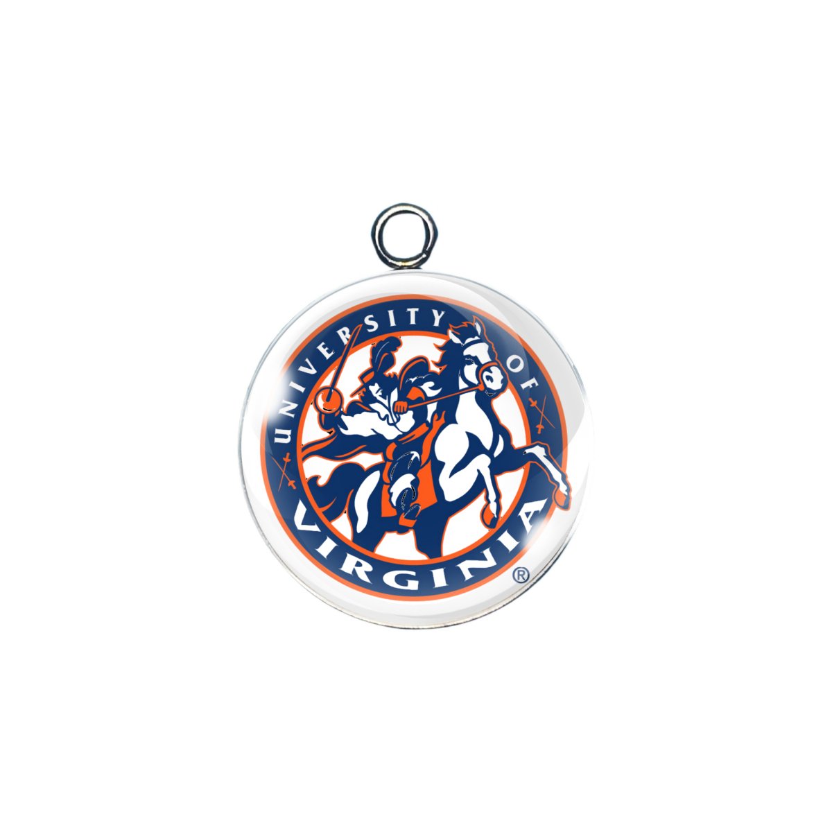  Virginia Cavaliers glass cabochon charm