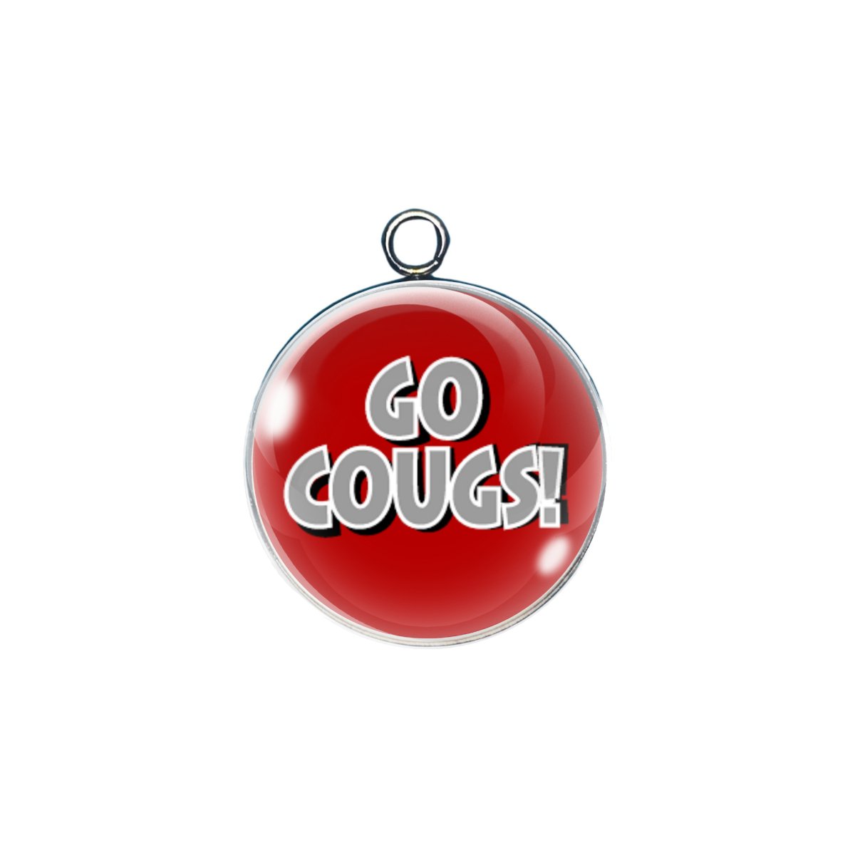 Washington Cougars Glass cabochon charm