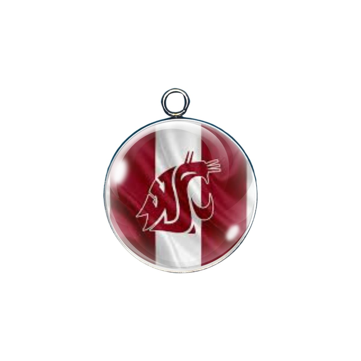 Washington Cougars Glass cabochon charm