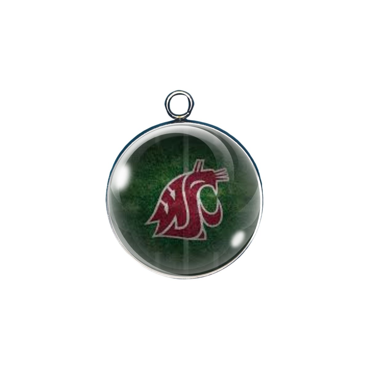 Washington Cougars Glass cabochon charm