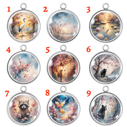 Whispers of Spring Charm Collection – handmade nature and renewal themed charms