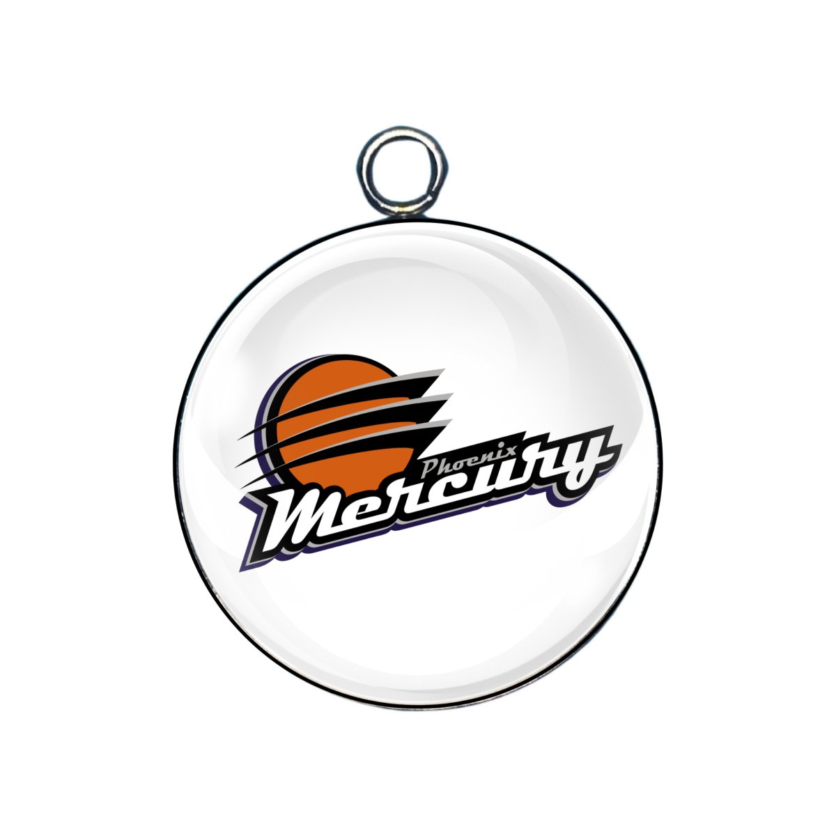 women basketball glass cabochon charm