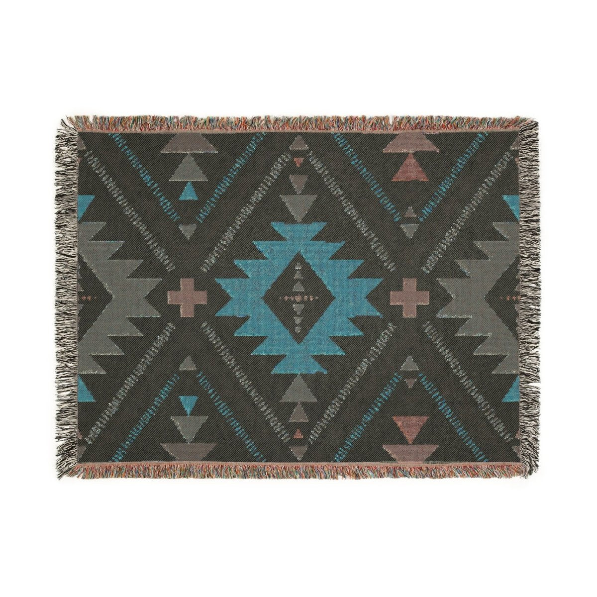 Woven Blanket - Aztec Design