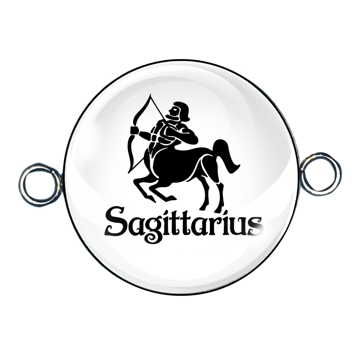 Sagittarius zodiac cabochon charm