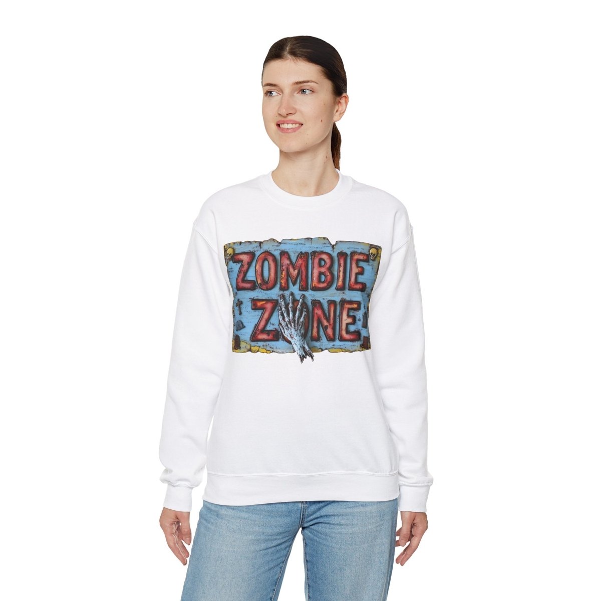 Zombie Zone Unisex Heavy Blend™ Crewneck Sweatshirt