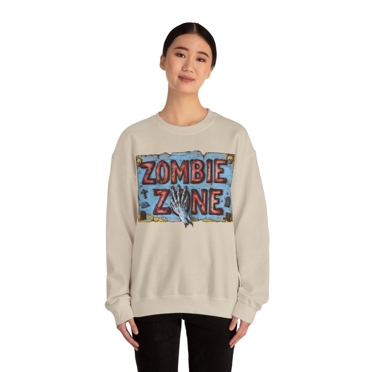 Zombie Zone Unisex Heavy Blend™ Crewneck Sweatshirt