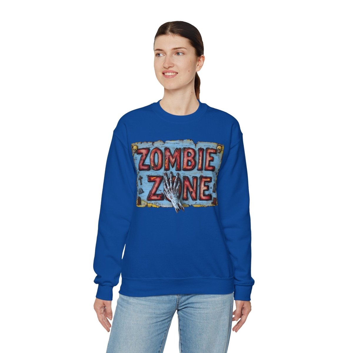 Zombie Zone Unisex Heavy Blend™ Crewneck Sweatshirt