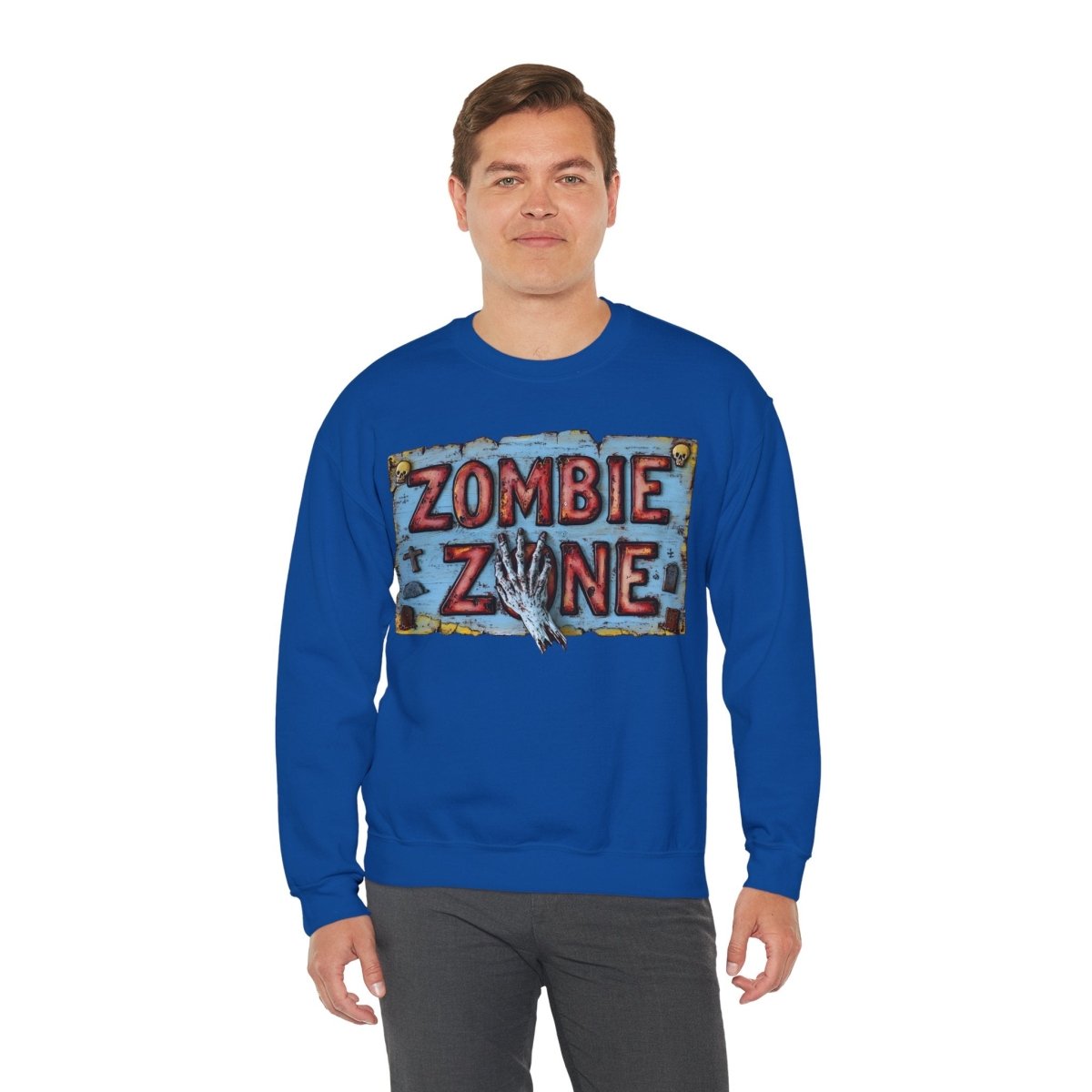 Zombie Zone Unisex Heavy Blend™ Crewneck Sweatshirt