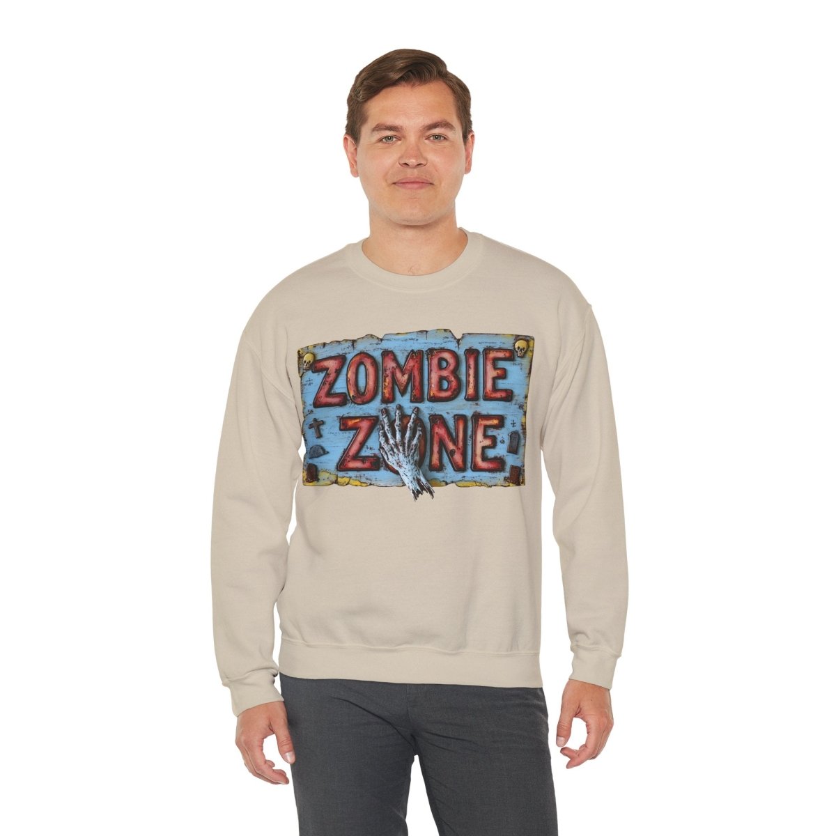 Zombie Zone Unisex Heavy Blend™ Crewneck Sweatshirt