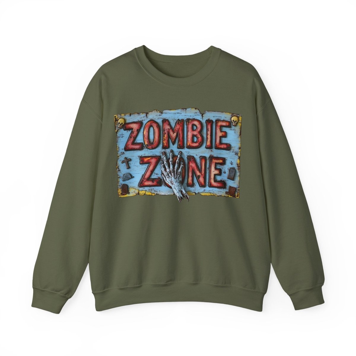 Zombie Zone Unisex Heavy Blend™ Crewneck Sweatshirt