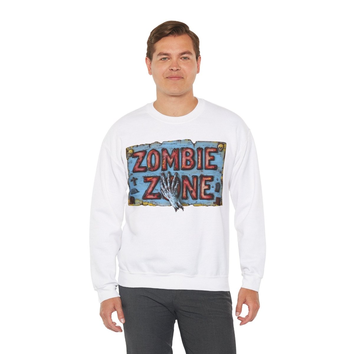 Zombie Zone Unisex Heavy Blend™ Crewneck Sweatshirt