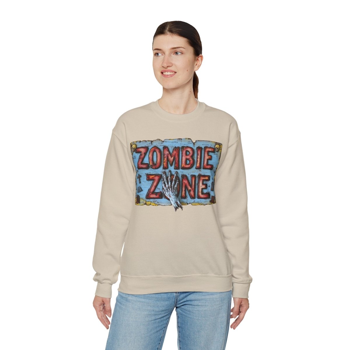 Zombie Zone Unisex Heavy Blend™ Crewneck Sweatshirt