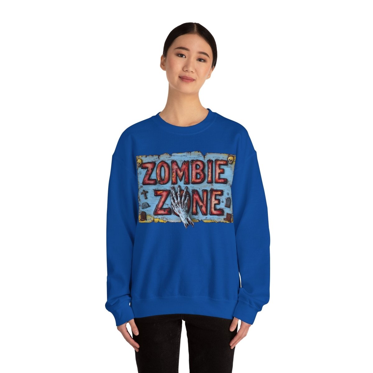 Zombie Zone Unisex Heavy Blend™ Crewneck Sweatshirt