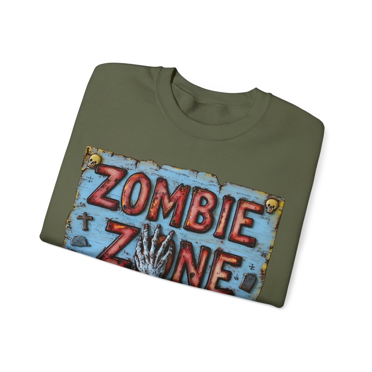 Zombie Zone Unisex Heavy Blend™ Crewneck Sweatshirt