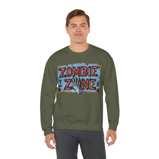 Zombie Zone Unisex Heavy Blend™ Crewneck Sweatshirt