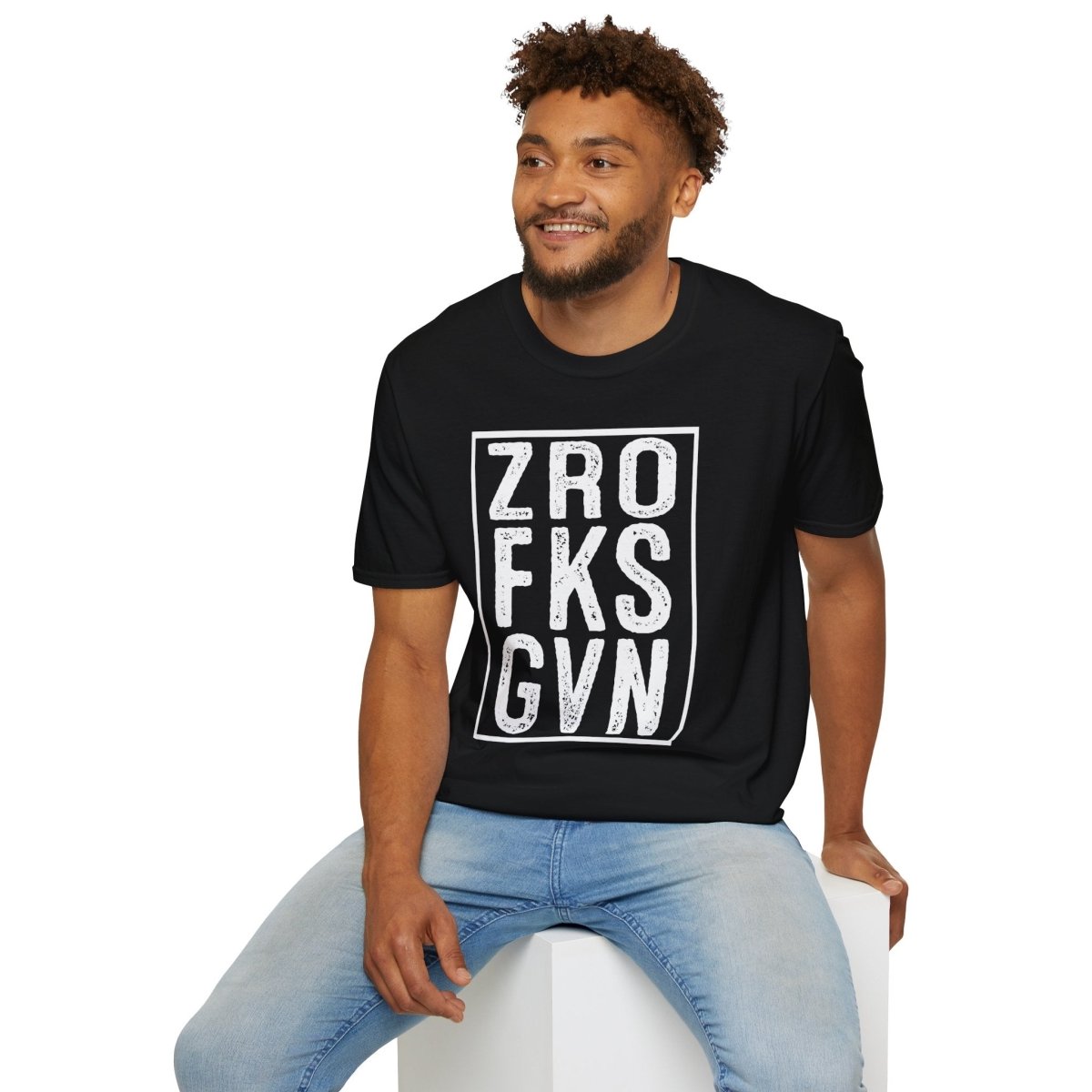 Zro Fks Gvn Unisex Softstyle T-Shirt